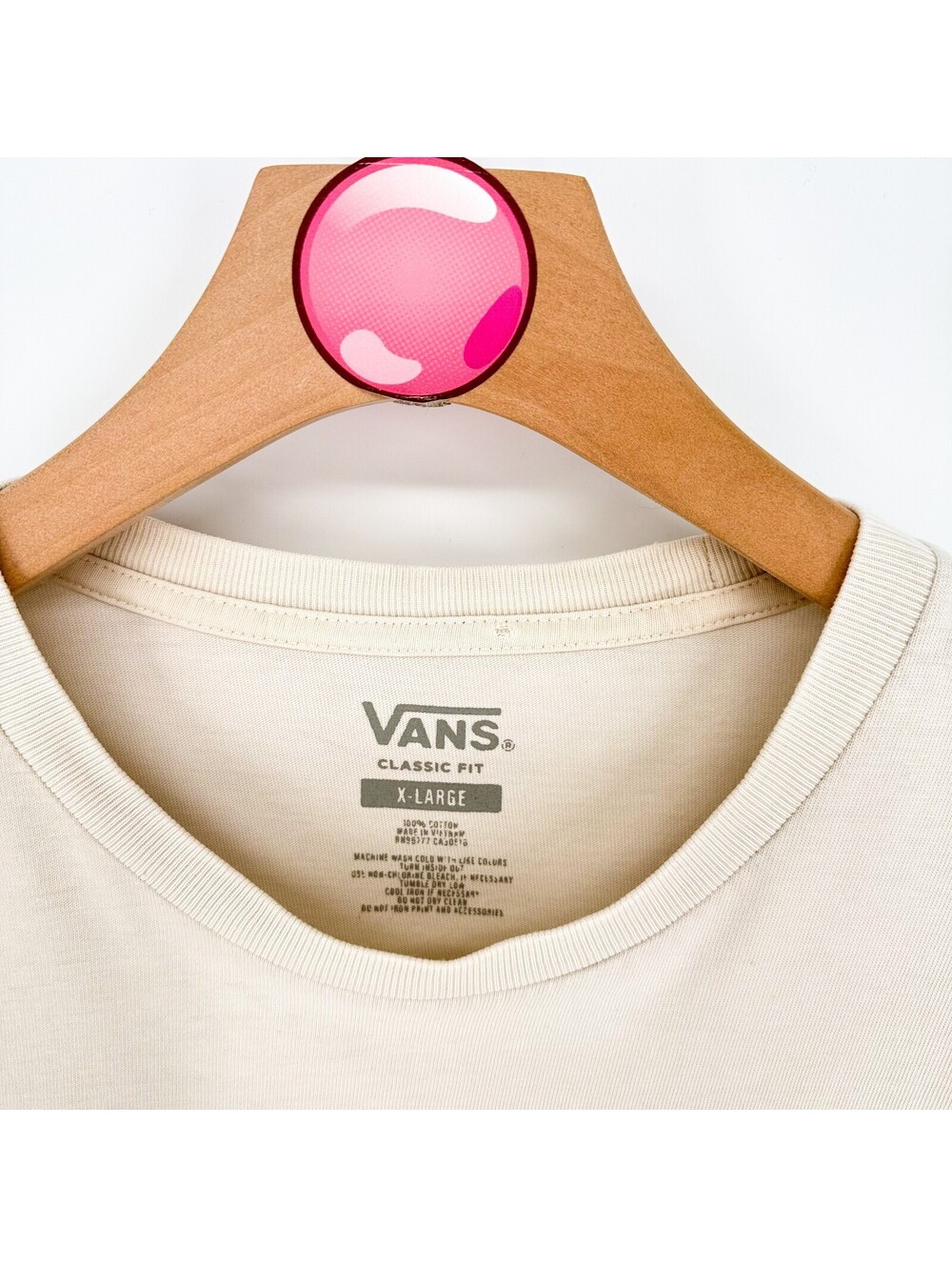 Vans Off The Wall Embroidered Floral Logo T Shirt Men XL - Picture 3 of 10